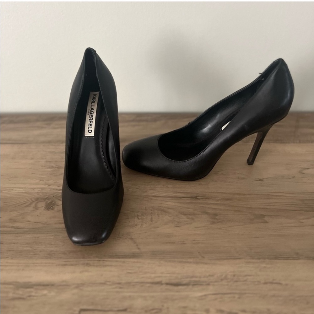 Karl Lagerfeld Black Women's Heels